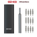AZKO Maxbuilt Set 25 Pcs Obeng Presisi - Abu-Abu Screwdriver Alat Perkakas Peralatan Elektronik Perlengkapan Electronic