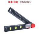 AZKO Maxbuilt Penggaris Sudut Digital Multifungsi - Hitam Smart Tools Digital Angle Ruler Alat Pengukur Peralatan Bangunan