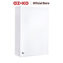 AZKO Fosa Kabinet Dinding Kamar Mandi 1 Pintu Dengan Cermin - Putih Organizer Serbaguna Rak Sabun Shampoo Tempat Peralatan Mandi Bathroom Wall Cabinet