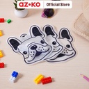 AZKO Ataru 14.5X16 cm Set 3 Pcs Plastik Pembungkus Makanan Zipper Dog packaging pembungkus makanan kantong pengemas food packing