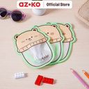 AZKO Ataru 13.5X18 cm Set 3 Pcs Plastik Pembungkus Makanan Zipper Bear packaging pembungkus makanan kantong pengemas food packing