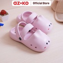 AZKO Ataru Ukuran 40/41 Sandal Wanita Mary Jane Cat - Pink women slipper sendal kasual alas kaki perempuan stylish