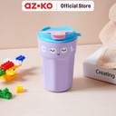 AZKO Ataru 420 ml Mug Vacuum Flask - Ungu/Biru tempat air minum panas dingin wadah minuman vakum flask perlengkapan minum