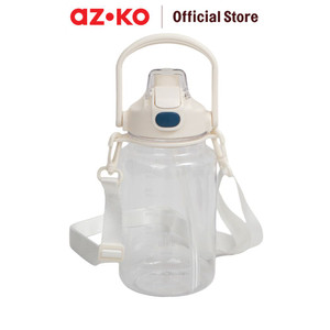 AZKO Ataru 1.2 ltr Botol Minum Tritan - Putih water drinking bottle botol air bpa free wadah minuman perlengkapan minum drinkware