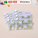 AZKO Ataru 14.5X10.5 cm Set 8 Pcs Pouch Travel Slider slider bag kantong plastik serbaguna space-saving plastic bag perlengkapan camping dan travel