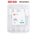 AZKO Ataru 30 ml Set 4 Pcs Botol Cairan Semprot Airless - Transparan botol semprotan serbaguna bottle sprayer botol spray multifungsi