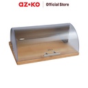AZKO Delicia Tempat Roti Lignum Wd bread container wadah penyimpanan roti aesthetic perlengkapan dapur dessert storage