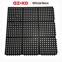 AZKO Krisbow 92X91 cm Keset Anti Slip Work Safe - Hitam bathmat alas lantai toilet anti licin bathroom mat