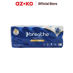 AZKO Breathe Set 10 Pcs Tisu Toilet Roll tissue kamar manditisue pembersih gulungperlengkapan kebersihan