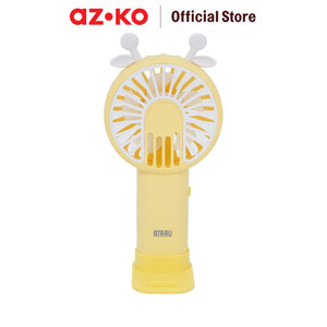 AZKO Ataru Kipas Angin Portabel Rechargeable Bee 2 - Kuning portable fan kipas mini travel serbaguna kipas angin isi ulang penyejuk udara