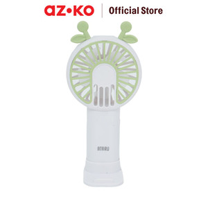 AZKO Ataru Kipas Angin Portabel Rechargeable Bee - Putih portable fan kipas mini travel serbaguna kipas angin isi ulang penyejuk udara