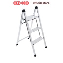 AZKO Fixsteps Tangga Lipat Aluminium 3 Steps - Silver multifunction household ladder peralatan rumah tangga buka tutup foldable ladder