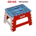 AZKO Bangku Pijak Lipat 22 cm - Biru/Merah foldable step stool bangku lipat mini anti slip kursi pijakan serbaguna