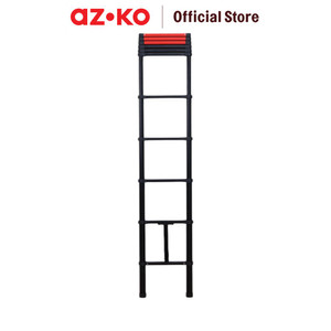 AZKO Fixsteps 3.8 mtr Tangga Teleskopik Soft Close 11 Step - Hitam telescopic ladder multifunction household ladder peralatan rumah
