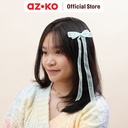 AZKO Ataru Set 2 Pcs Jepit Rambut Anak Long Ribbon - Biru Baby kids hair clip aksesoris jepitan anak cewek penjepit hiasan rambut anak aksesori kepala