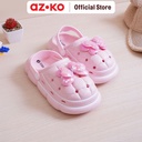 AZKO Ataru Ukuran 32/33 Sandal Anak Clogs Butterfly - Pink kid slippers sepatu sandal alas kaki sendal santai anak