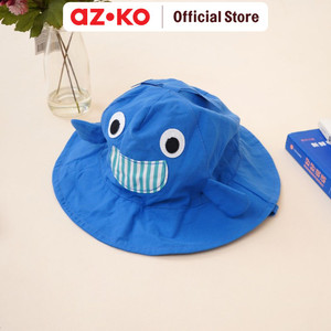 AZKO Ataru Topi Bucket Anak Shark - Biru aksesoris kepala kids bucket hat topi stylish anak lucu serbaguna aksesoris fashion anak