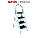 AZKO Fixsteps Tangga Lipat Aluminium Stool Multifunction Household Ladder Peralatan Rumah Tangga Buka Tutup Foldable Ladder