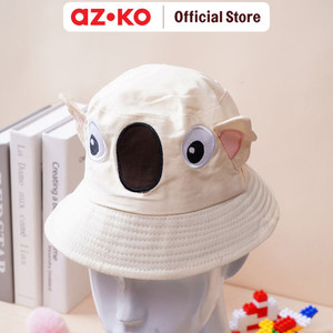 AZKO Ataru Topi Bucket Anak Koala Dengan Ears - Abu-Abu aksesoris kepala kids bucket hat topi stylish anak lucu serbaguna aksesoris fashion anak
