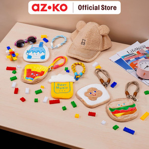 AZKO Ataru Gantungan Kunci Strap Pouch Food Random key chain penanda kunci serbaguna key ring accessories