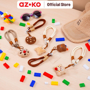 AZKO Ataru Gantungan Kunci Strap Plush Food Random key chain penanda kunci serbaguna key ring accessories
