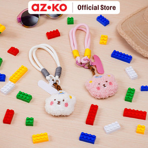 AZKO Ataru Gantungan Kunci Strap Plush Bear Random key chain penanda kunci serbaguna key ring accessories