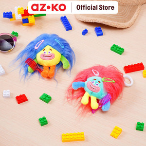AZKO Ataru Gantungan Kunci Plush Crazy Girl Random key chain penanda kunci serbaguna key ring accessories