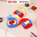 AZKO Ataru Gantungan Kunci Knitted Bow Series Random tws pouch key chain penanda kunci serbaguna key ring accessories