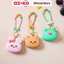 AZKO Ataru Gantungan Kunci Pouch Cute Animal Series Random key chain penanda kunci serbaguna key ring accessories