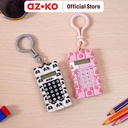 AZKO Ataru Gantungan Kunci Calculator Random key chain penanda kunci serbaguna key ring accessories