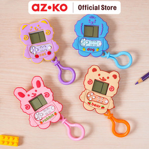AZKO Ataru Gantungan Kunci Arcade Animal Random key chain penanda kunci serbaguna key ring accessories