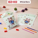 AZKO Ataru 18X27 cm Set 6 Pcs Kantong Kado Plastik Dengan Handle kantong hadiah pembungkus kado dengan handle aksesori hadiah