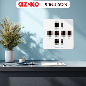 AZKO Fosa Kabinet Penyimpanan Obat 30X12X30 cm - Merah/Putih tempat obat-obatan medicine box medicine cabinet kotak penyimpanan obat