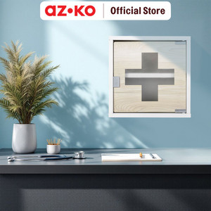 AZKO Fosa 30X12X30 cm Kabinet Penyimpanan Obat - Putih tempat obat-obatan medicine box medicine cabinet kotak penyimpanan obat