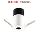 AZKO Krisbow Lampu Downlight Mini Led Pinhole 3 watt Warm White - Putih lampu sorot ceiling light peralatan elektronik lampu plafon