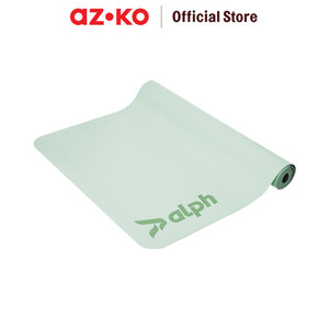 AZKO Alph Matras Yoga Pu Rubber Dengan Strap 3 mm - Hijau Sage mat alas senam mattress latihan yoga perlengkapan olahraga