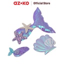 AZKO Ataru Set 3 Pcs Jepit Rambut Under The Sea hair clip aksesoris jepitan cewek penjepit hiasan rambut anak aksesori kepala