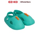 AZKO Ataru Sandal Anak Clogs Dino - Hijau Kid Slippers Sepatu Sandal Alas Kaki Sendal Santai Anak