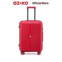 AZKO Passport Atlas Koper Pp Tsa Lock Luggage Tas Jalan-Jalan Travel Bag Tas Roda
