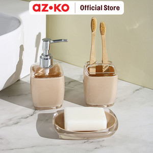 AZKO Stora 230 ml Tempat Sabun Batang Akrilik Soap Container Wadah Sabun Mandi Aksesoris Kamar Mandi Soap Storage