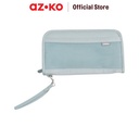 AZKO Passport Organizer Dokumen Travel - Hijau card wallet case tempat penyimpanan id card atm uang cardholder
