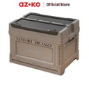 AZKO Maxbuilt Kotak Perkakas Lipat Dengan Kompartemen - Cokelat toolbox tempat peralatan bengkel organizer alat pertukangan wadah perkakas teknisi