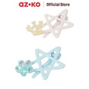 AZKO Ataru Set 2 Pcs Jepit Rambut Star Outline Gem - Pink/Biru hair clip aksesoris jepitan cewek penjepit hiasan rambut wanita aksesori kepala