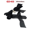 AZKO Ataru Jepit Rambut Big Ribbon Dengan Pearl - Hitam hair clip aksesoris jepitan cewek penjepit hiasan rambut wanita aksesori kepala