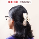 AZKO Ataru Jepit Rambut Twisted Ribbon Pearl hair clip claw aksesoris jepitan cewek penjepit hiasan rambut wanita aksesori kepala