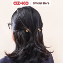 AZKO Ataru Set 2 Pcs Jepit Rambut Mini - Silver/Gold hair clip claw aksesoris jepitan cewek penjepit hiasan rambut wanita aksesori kepala
