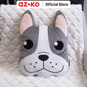 AZKO Ataru Bantal Sofa Frenchie Face cushion sofa aesthetic bantal dekorasi sofa bentuk frenchie face throw pillow couch