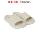 AZKO Ataru Sandal Pria Slippers Stripes - Abu-Abu Men Slipper Sendal Kasual Outdoor Indoor Alas Kaki Cowok Stylish