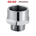AZKO Fosa 3/4X1/2 inci Bushing Sambungan Pipa Stainless Steel Chrome Kfb3412B Elbow Pipe Perlengkapan Alat Tukang Pipe Fitting Sambungan Pralon Konektor Paralon Peralatan Perkakas