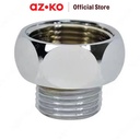 AZKO Fosa 3/4X1/2 inci Bushing Sambungan Pipa Stainless Steel Chrome Kfb3412A Elbow Pipe Perlengkapan Alat Tukang Pipe Fitting Sambungan Pralon Konektor Paralon Peralatan Perkakas